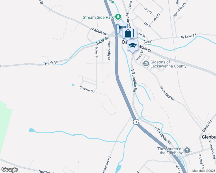 map of restaurants, bars, coffee shops, grocery stores, and more near 1000-1098 Woodwind Hills Dr in Dalton