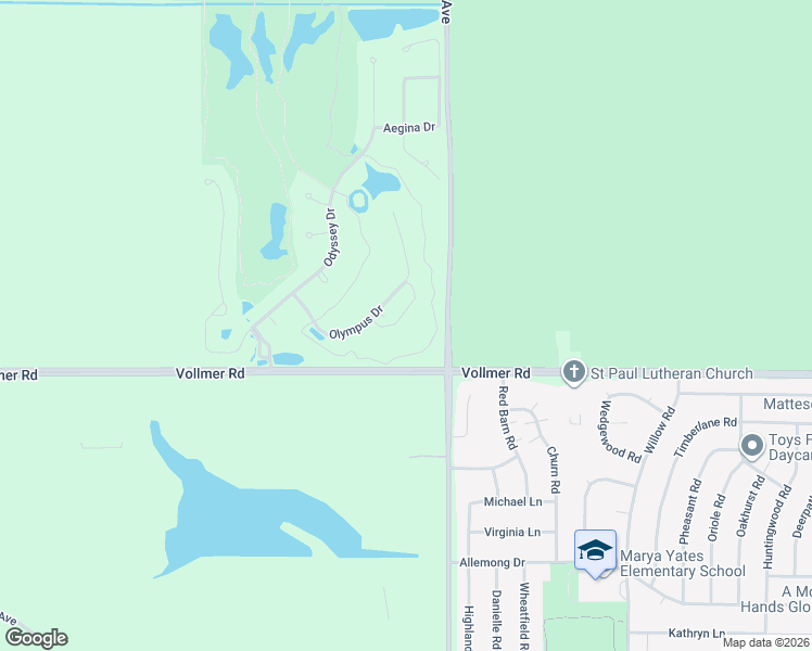 map of restaurants, bars, coffee shops, grocery stores, and more near 15 Apollo Court in Tinley Park