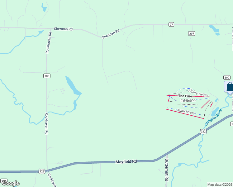 map of restaurants, bars, coffee shops, grocery stores, and more near 12480 Willshire Lane in Chardon