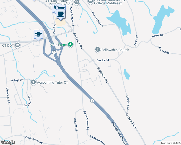 map of restaurants, bars, coffee shops, grocery stores, and more near in Middletown