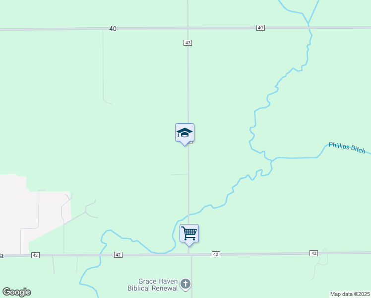 map of restaurants, bars, coffee shops, grocery stores, and more near in Millersburg