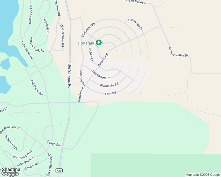 map of restaurants, bars, coffee shops, grocery stores, and more near 16424 Woodside Road in Weed