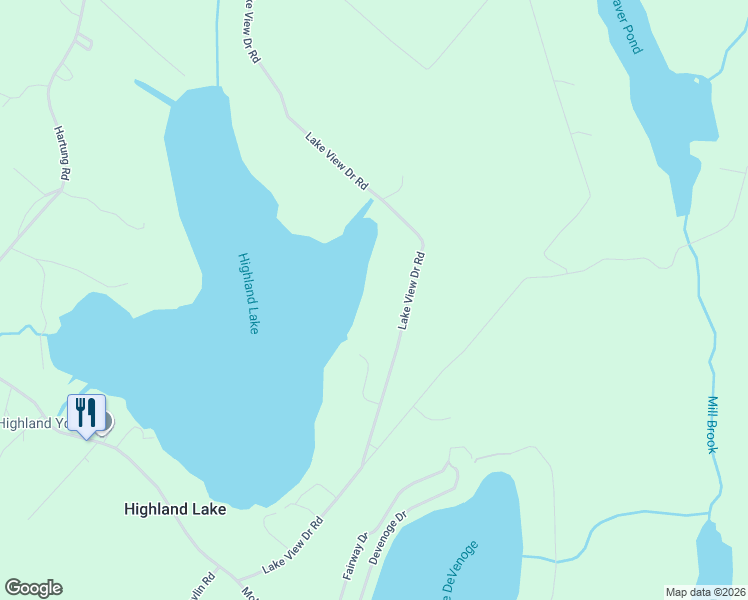 map of restaurants, bars, coffee shops, grocery stores, and more near 274 Lake View Drive in Sullivan County