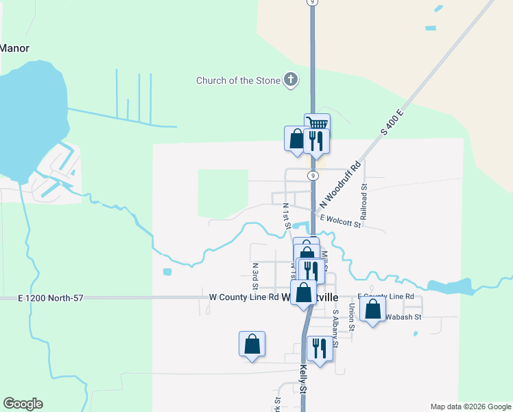 map of restaurants, bars, coffee shops, grocery stores, and more near 259 Cemetery Street in Wolcottville