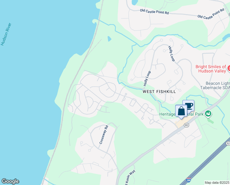 map of restaurants, bars, coffee shops, grocery stores, and more near 101 Clermont Lane in Dutchess County