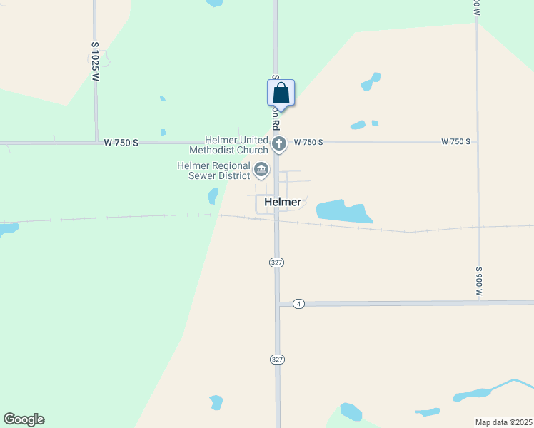 map of restaurants, bars, coffee shops, grocery stores, and more near 9649 West 772 South in Hudson