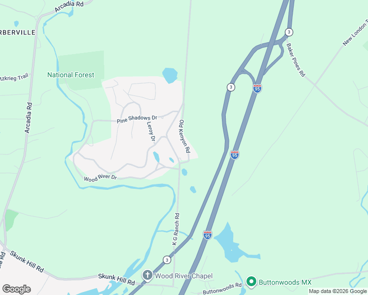 map of restaurants, bars, coffee shops, grocery stores, and more near 61 K G Ranch Road in Richmond