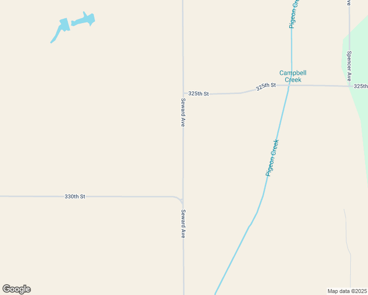 map of restaurants, bars, coffee shops, grocery stores, and more near 3290 Seward Avenue in Neola