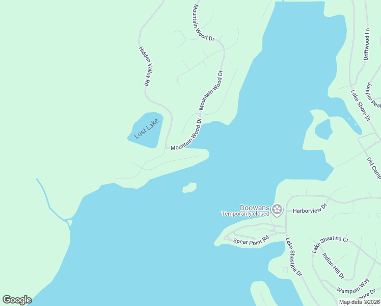 map of restaurants, bars, coffee shops, grocery stores, and more near 15004-15198 Mountain Wood Drive in Weed