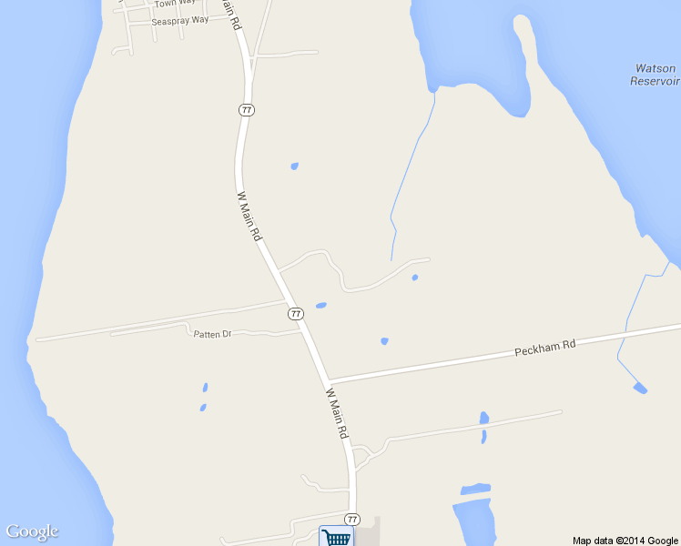 map of restaurants, bars, coffee shops, grocery stores, and more near Sakonnet Vineyards Rd in Little Compton