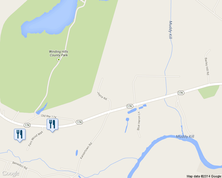 map of restaurants, bars, coffee shops, grocery stores, and more near 24 Joyce Rd in Montgomery