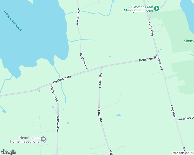 map of restaurants, bars, coffee shops, grocery stores, and more near 9 East Main Road in Little Compton