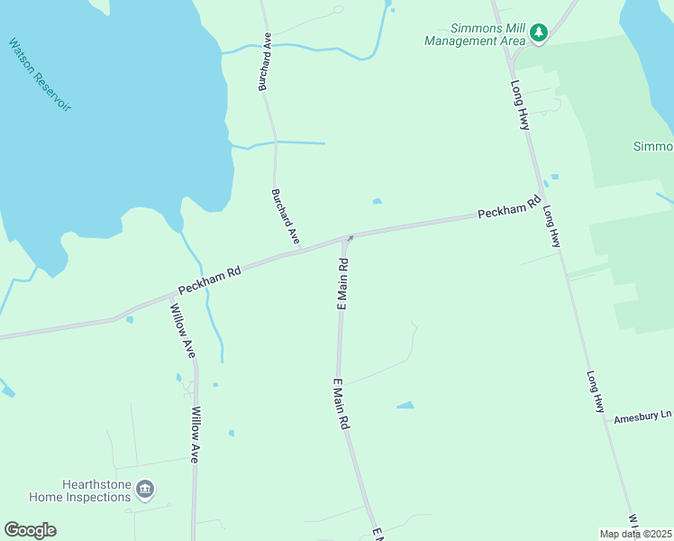 map of restaurants, bars, coffee shops, grocery stores, and more near 9 East Main Road in Little Compton