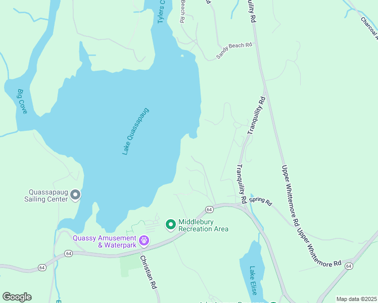 map of restaurants, bars, coffee shops, grocery stores, and more near 1814 Middlebury Road in Middlebury