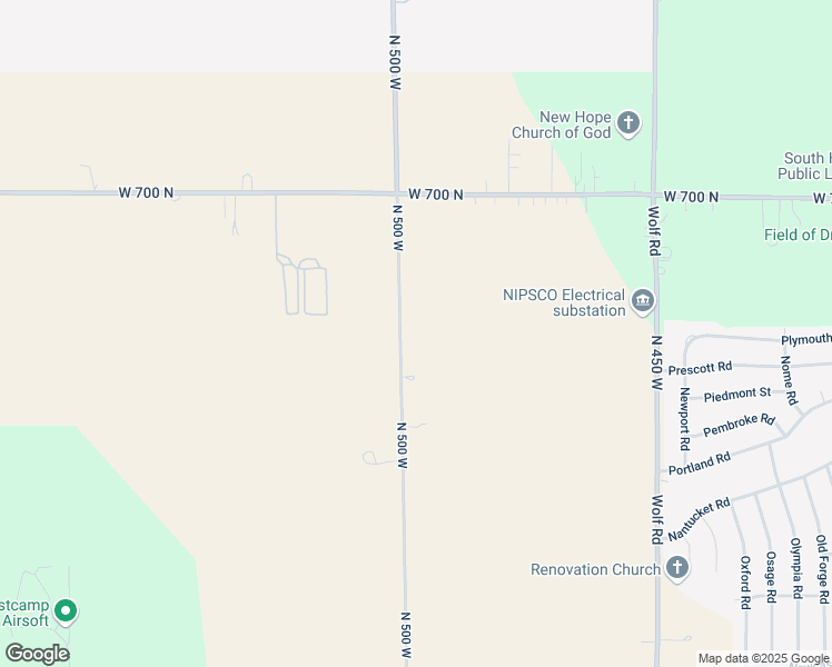 map of restaurants, bars, coffee shops, grocery stores, and more near 673 North 500 West in Hobart