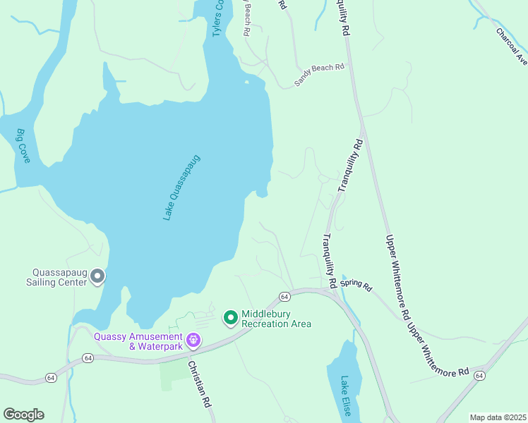 map of restaurants, bars, coffee shops, grocery stores, and more near 1814 Middlebury Road in Middlebury