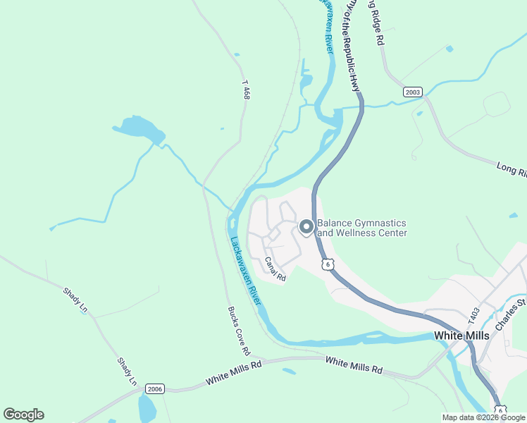 map of restaurants, bars, coffee shops, grocery stores, and more near 1009 Towpath Road in Hawley