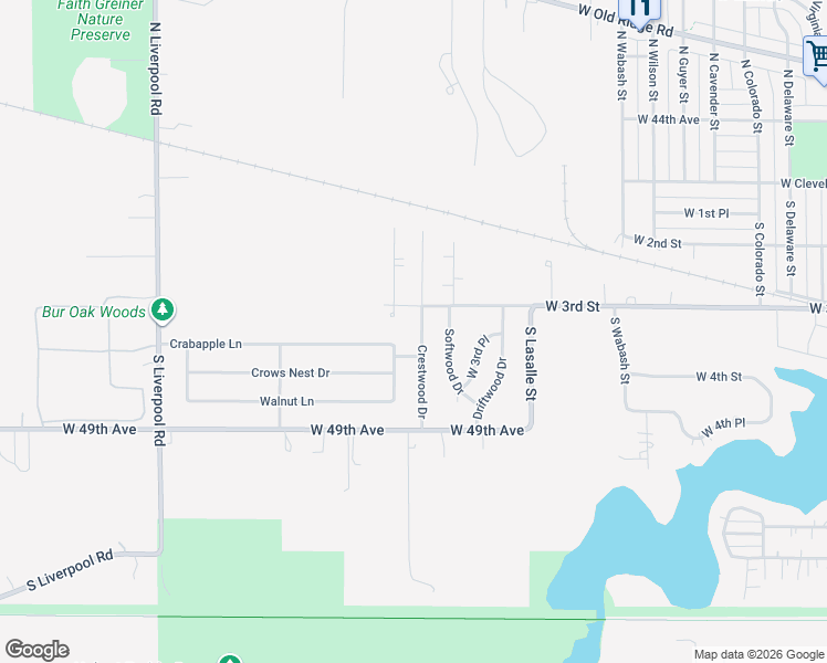 map of restaurants, bars, coffee shops, grocery stores, and more near 2420 Crabapple Lane in Hobart