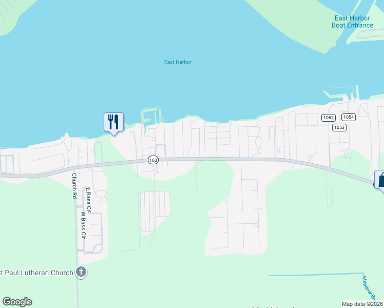 map of restaurants, bars, coffee shops, grocery stores, and more near 6884-6922 West State Route 163 in Lakeside Marblehead