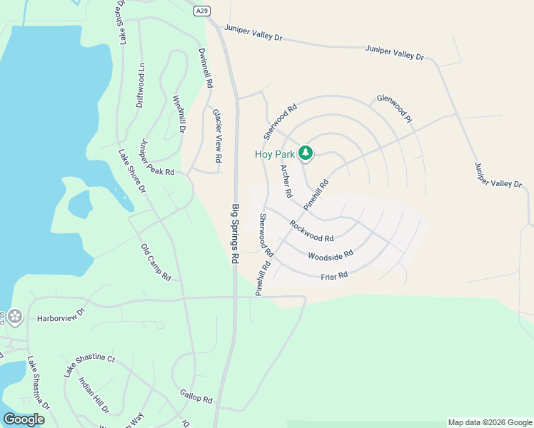 map of restaurants, bars, coffee shops, grocery stores, and more near 16224 Rockwood Road in Weed