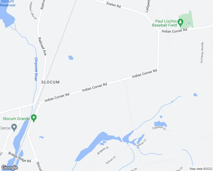 map of restaurants, bars, coffee shops, grocery stores, and more near 454 Indian Corner Road in North Kingstown