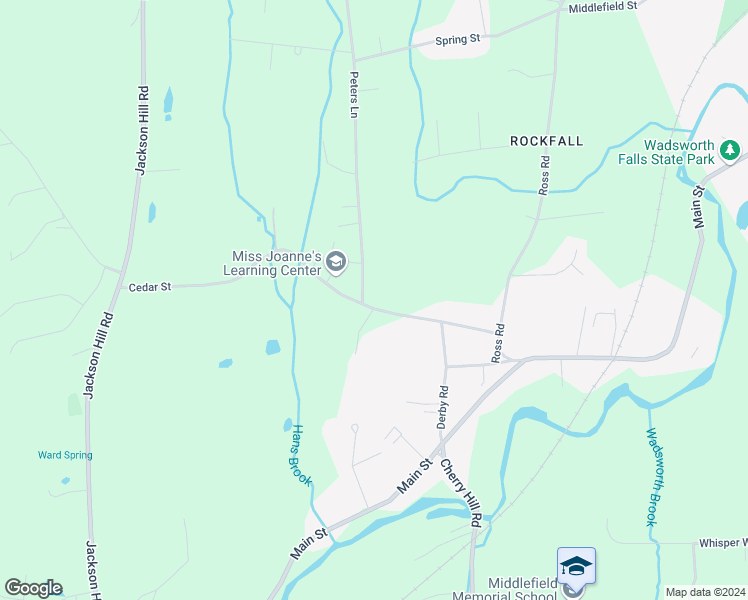 map of restaurants, bars, coffee shops, grocery stores, and more near 202 Peters Lane in Middlefield