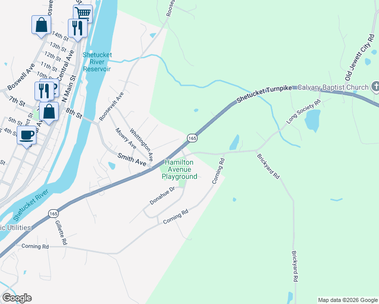 map of restaurants, bars, coffee shops, grocery stores, and more near 10 Quarto Road in Norwich