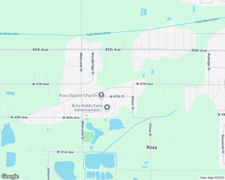 map of restaurants, bars, coffee shops, grocery stores, and more near 4690 Noble in Gary