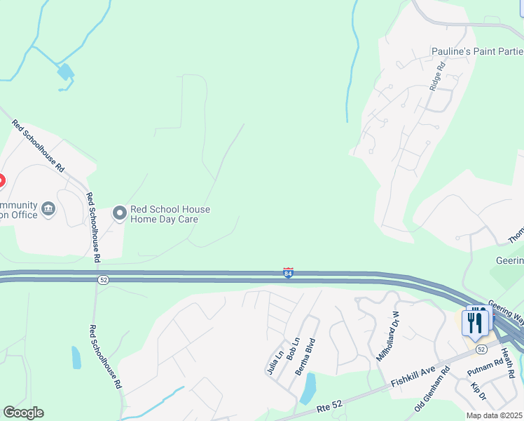 map of restaurants, bars, coffee shops, grocery stores, and more near 44 Tree Line Court in Fishkill