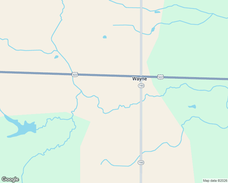 map of restaurants, bars, coffee shops, grocery stores, and more near 3170 U.S. 322 in Williamsfield