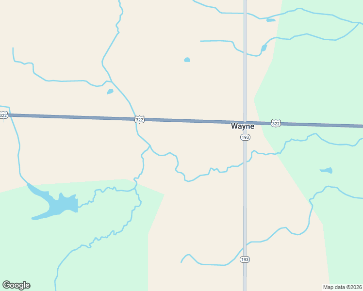 map of restaurants, bars, coffee shops, grocery stores, and more near 3170 U.S. 322 in Williamsfield