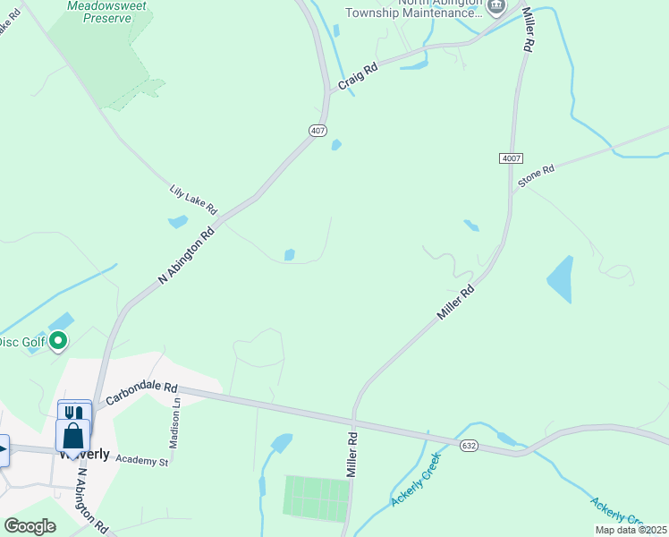 map of restaurants, bars, coffee shops, grocery stores, and more near in Waverly