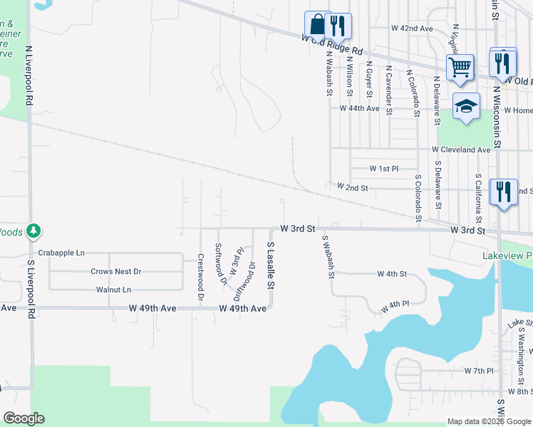 map of restaurants, bars, coffee shops, grocery stores, and more near 281 Driftwood Drive in Hobart