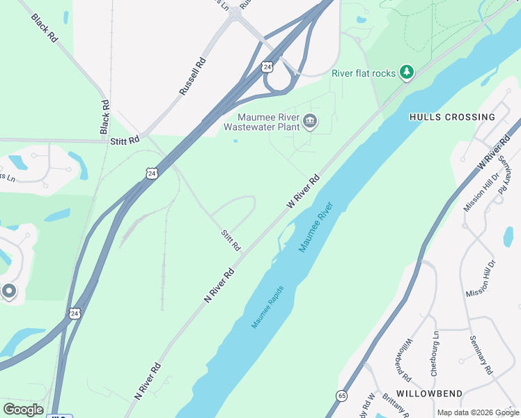 map of restaurants, bars, coffee shops, grocery stores, and more near 5913 Arrowhead Dr in Waterville