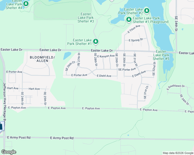 map of restaurants, bars, coffee shops, grocery stores, and more near 2747 East Diehl Avenue in Des Moines
