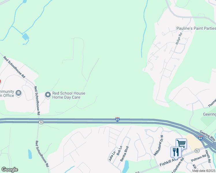 map of restaurants, bars, coffee shops, grocery stores, and more near 44 Tree Line Ct in Fishkill