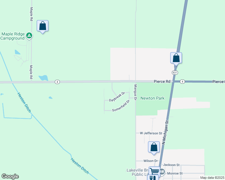map of restaurants, bars, coffee shops, grocery stores, and more near in 