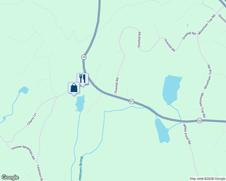 map of restaurants, bars, coffee shops, grocery stores, and more near 5 Shaker Lane in Stormville
