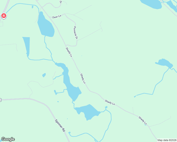 map of restaurants, bars, coffee shops, grocery stores, and more near 1233 Shady Lane in Honesdale