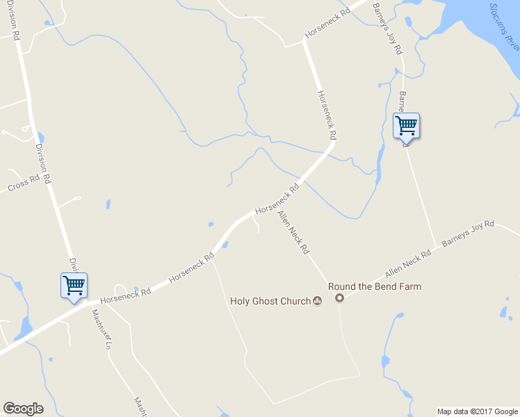 map of restaurants, bars, coffee shops, grocery stores, and more near 649 Horseneck Road in Dartmouth