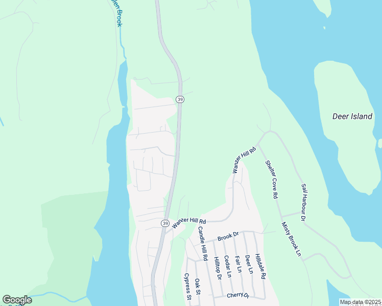 map of restaurants, bars, coffee shops, grocery stores, and more near 133 Connecticut 39 in Sherman