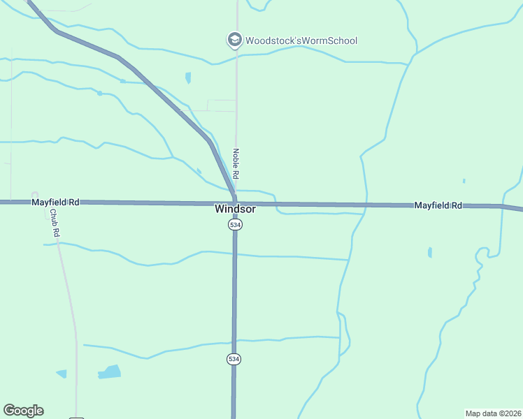 map of restaurants, bars, coffee shops, grocery stores, and more near 5076 State Route 322 in Windsor