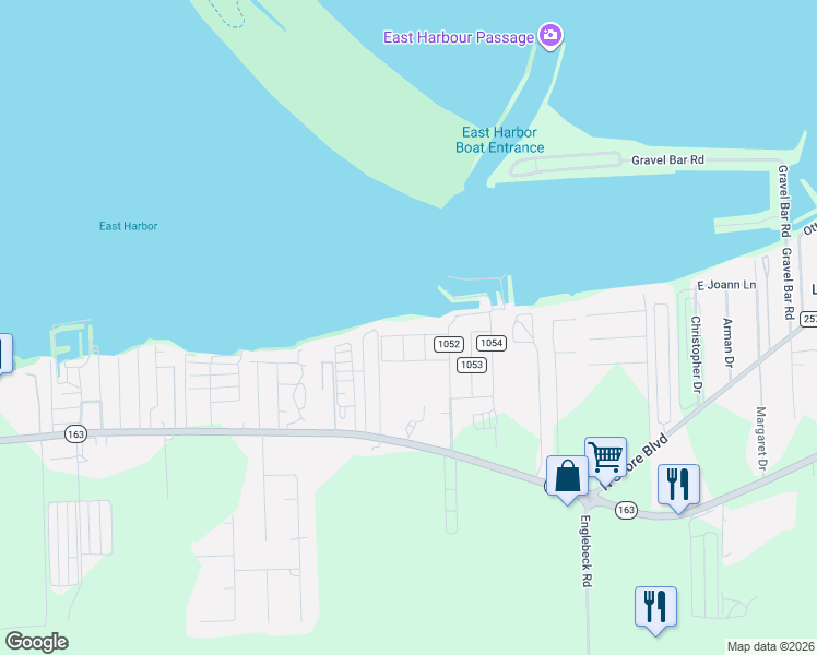 map of restaurants, bars, coffee shops, grocery stores, and more near 7631-7659 Dowdend St in Lakeside Marblehead