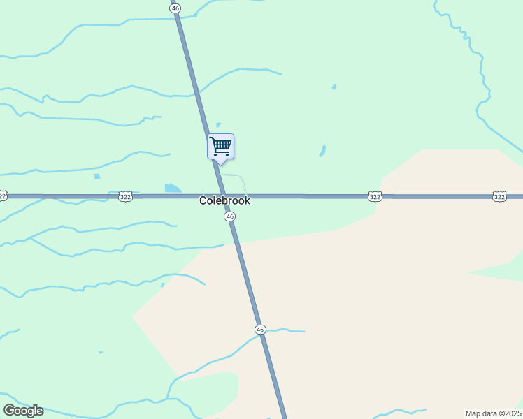 map of restaurants, bars, coffee shops, grocery stores, and more near 710 U.S. 322 in Orwell