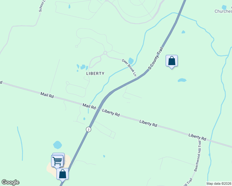 map of restaurants, bars, coffee shops, grocery stores, and more near 426 South County Trail in Exeter