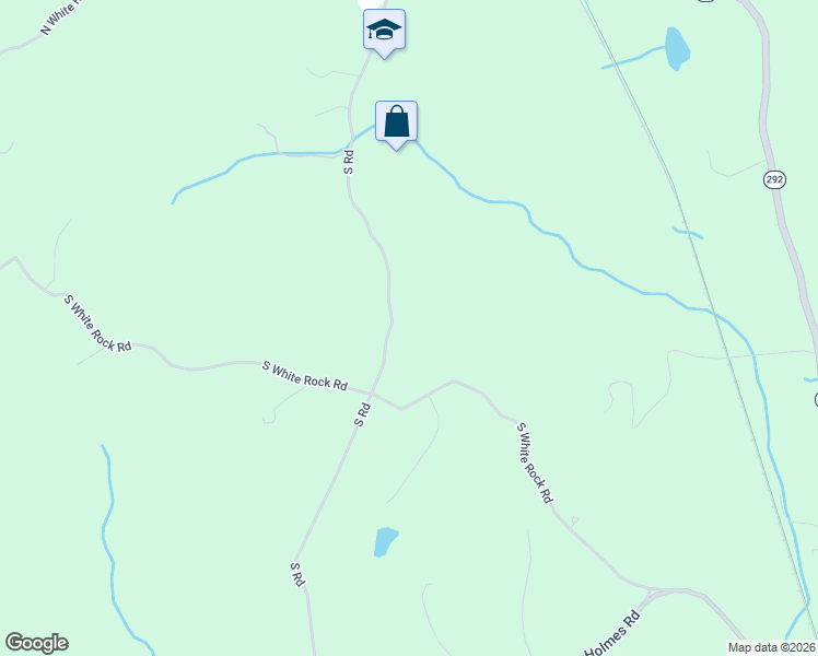 map of restaurants, bars, coffee shops, grocery stores, and more near 192 South Road in Holmes