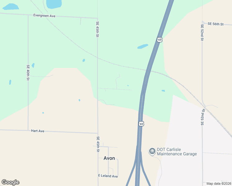 map of restaurants, bars, coffee shops, grocery stores, and more near 4695 East Spring Street in Carlisle