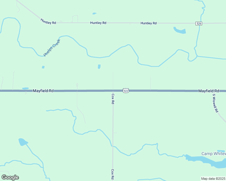 map of restaurants, bars, coffee shops, grocery stores, and more near U.S. 322 in Windsor