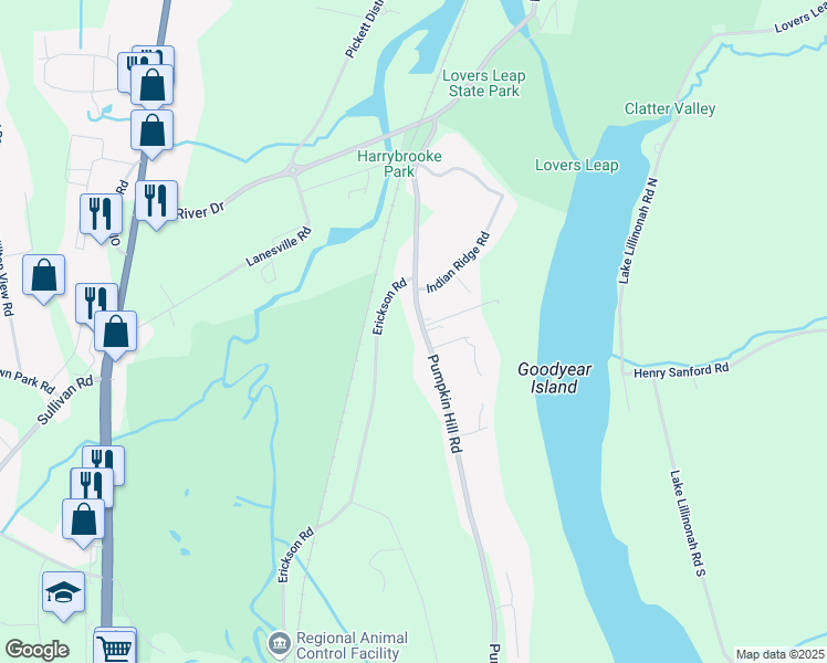 map of restaurants, bars, coffee shops, grocery stores, and more near 106 Pumpkin Hill Road in New Milford