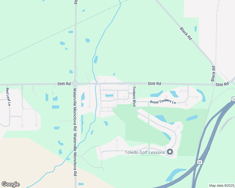 map of restaurants, bars, coffee shops, grocery stores, and more near 7778 Greenville Crossing in Waterville